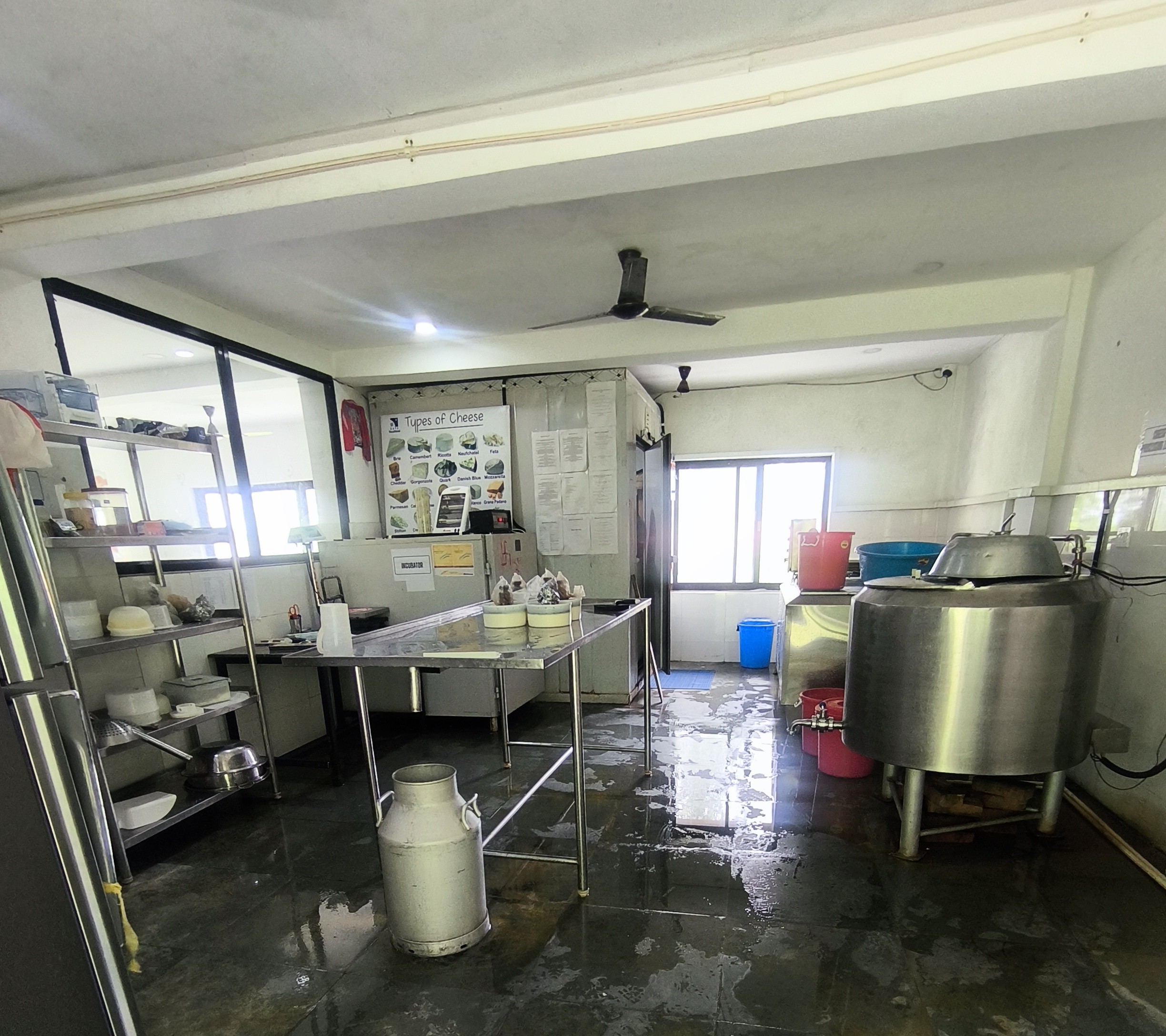 Cheese production learning facility